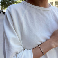 Heavy Cotton Raglan Tee in White