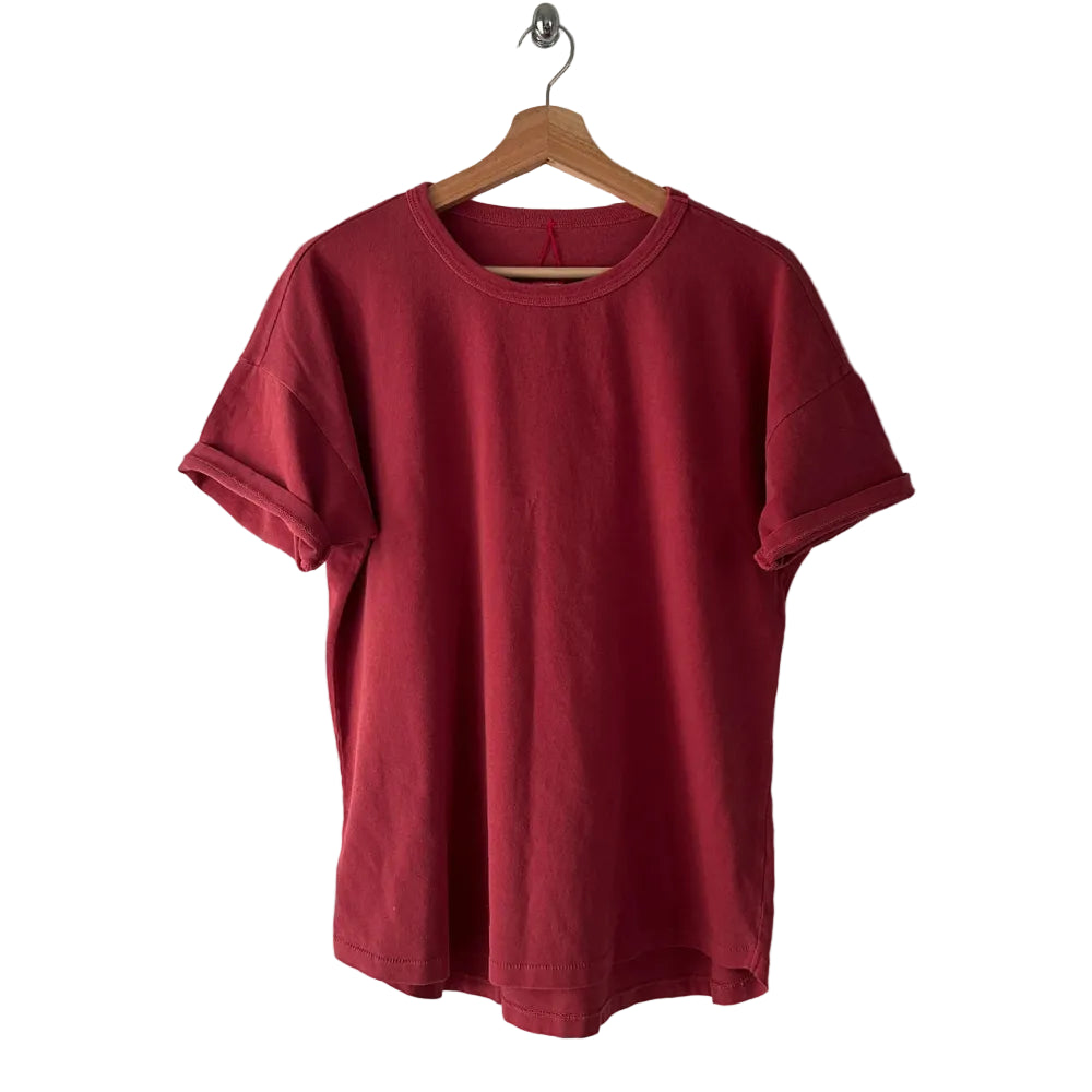 Her Tee in Crayon Red