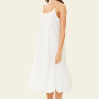 Cloud Poplin Midi Dress