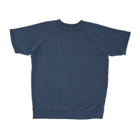 Heathered Magnuson Short Sleeve Raglan in Deep Indigo