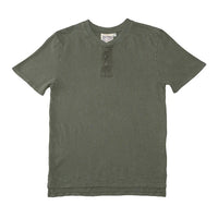 Henley Tee in Olive Green