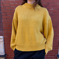 Zoe Cotton Sweater in Honey