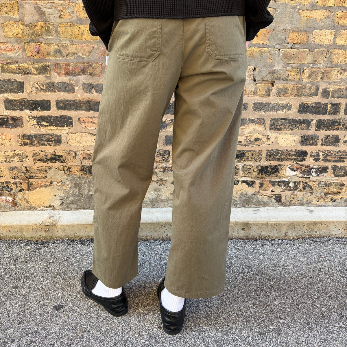 Gardener's Pants in Army Green