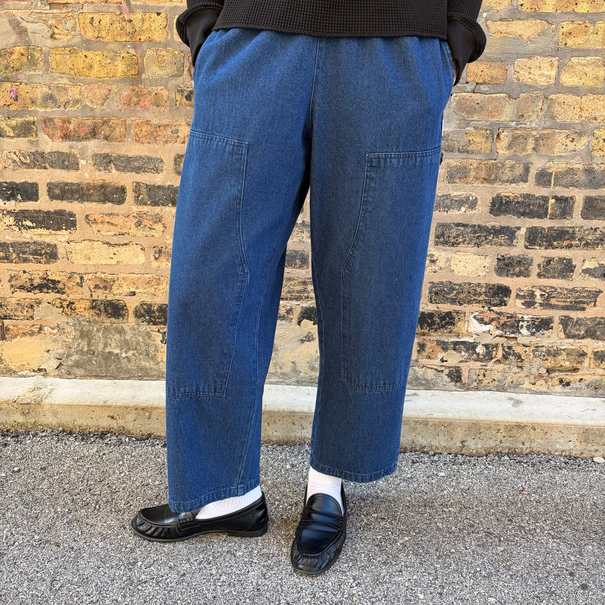Gardener's Pants in Blue Denim