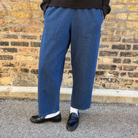 Gardener's Pants in Blue Denim