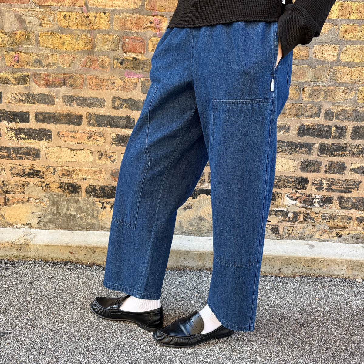 Gardener's Pants in Blue Denim