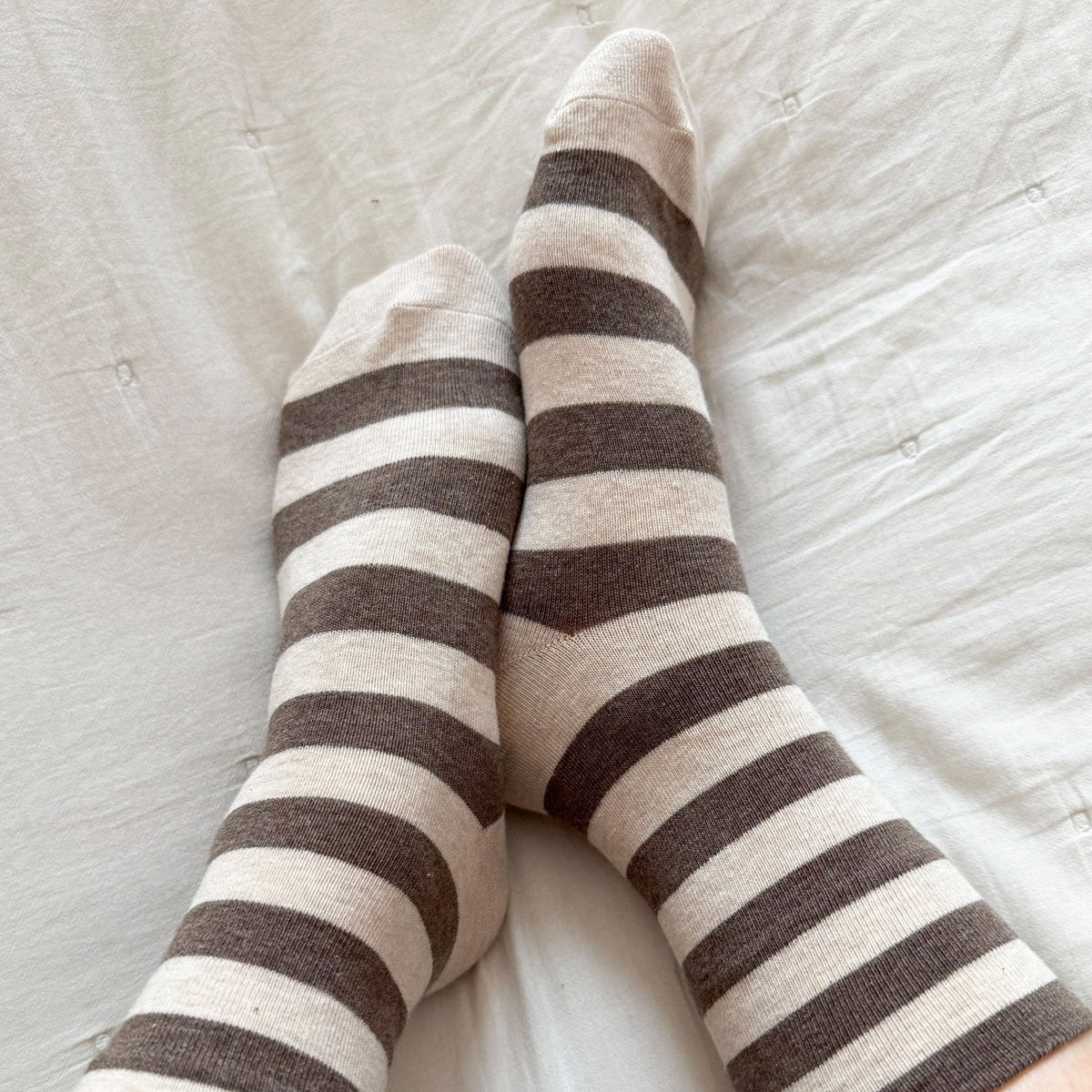 Wide Stripe Wally Socks