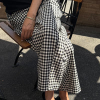 Arc Pants in Black Gingham