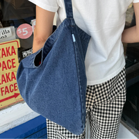 Happy Carry Bag in Blue Denim