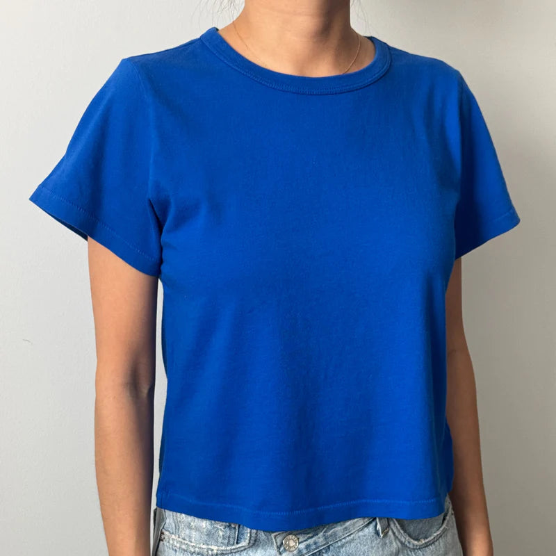 Little Boy Tee in Cobalt