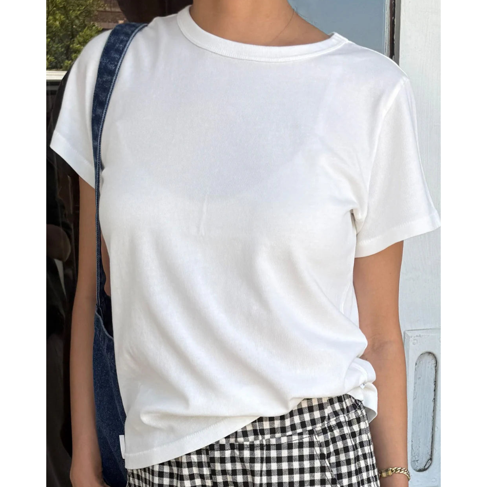 Go-To Tee in Vintage White
