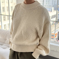 Zoe Cotton Sweater in Naturel