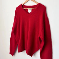 James Mohair Sweater in Red