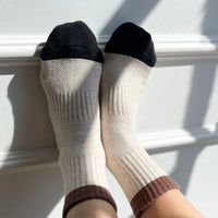 Color Block Girlfriend Sock