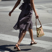 Parker Sash Skirt in Dark Brown