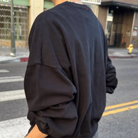 Cali Jersey Sweatshirt in Black