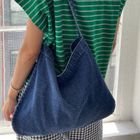 Happy Carry Bag in Blue Denim