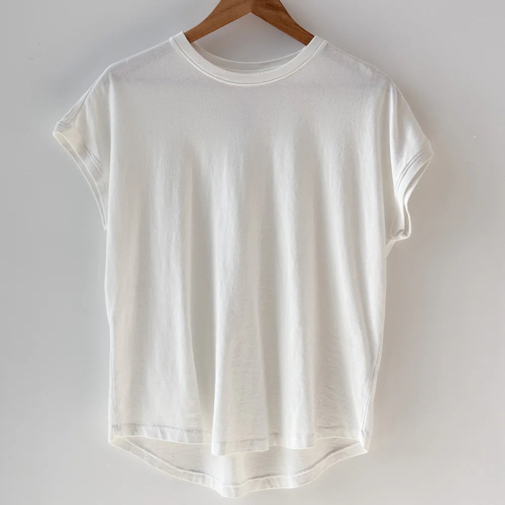 Ease Tee in Vintage White