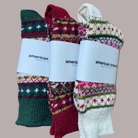 Women's Cotton Fair Isle Sock