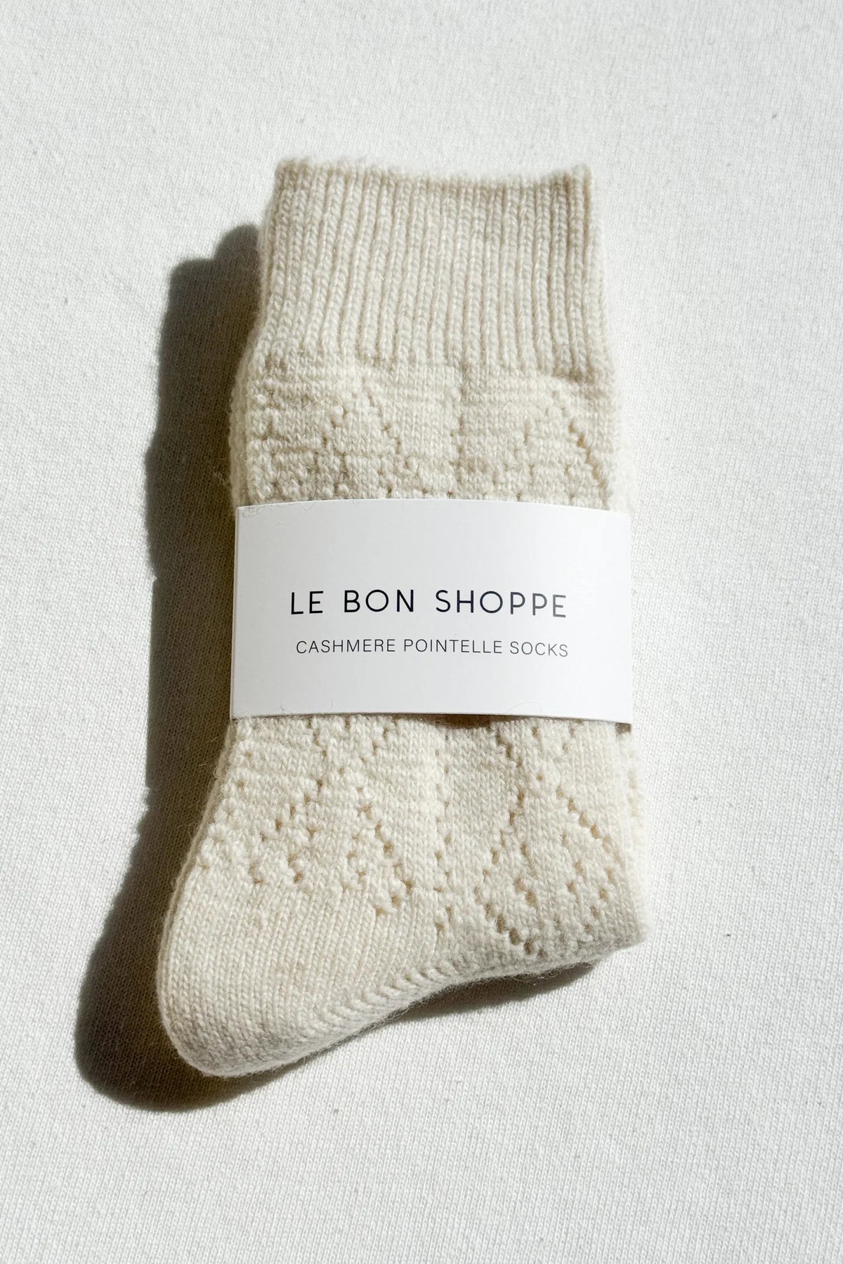 Cashmere Pointelle Socks