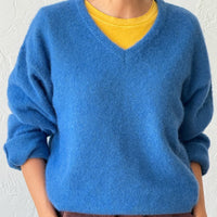 James Mohair Sweater in Blue