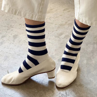 Wide Stripe Wally Socks