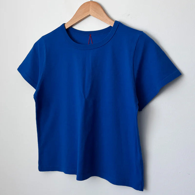 Little Boy Tee in Cobalt