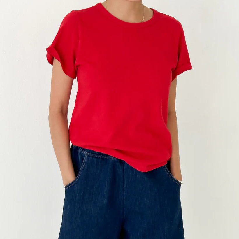 Go-To Tee in Chili