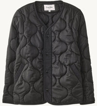 Quilted Liner Jacket in Black