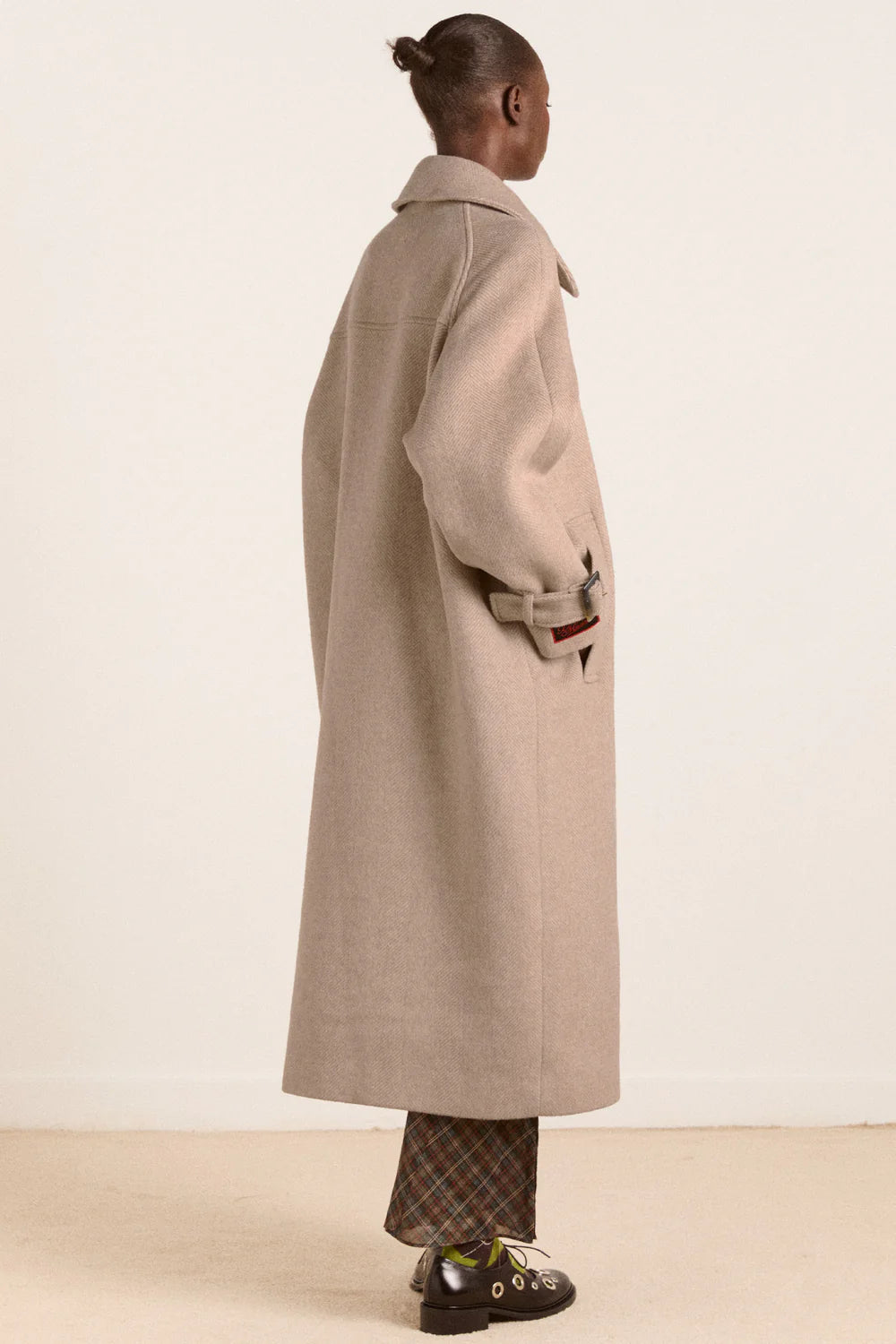 Jude Wool Coat in Grey