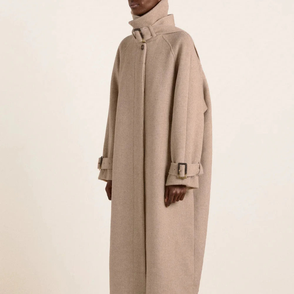 Jude Wool Coat in Grey