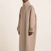 Jude Wool Coat in Grey