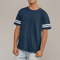 Varsity Tee in Navy