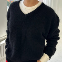 James Mohair Sweater in Black