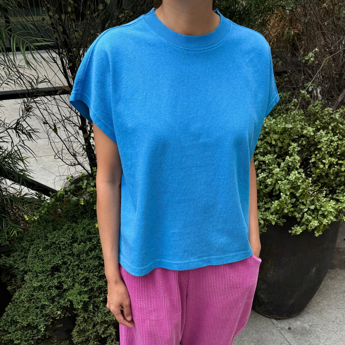Jeanne Tee in French Blue