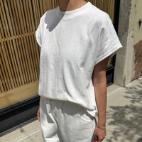 Jeanne Tee in White