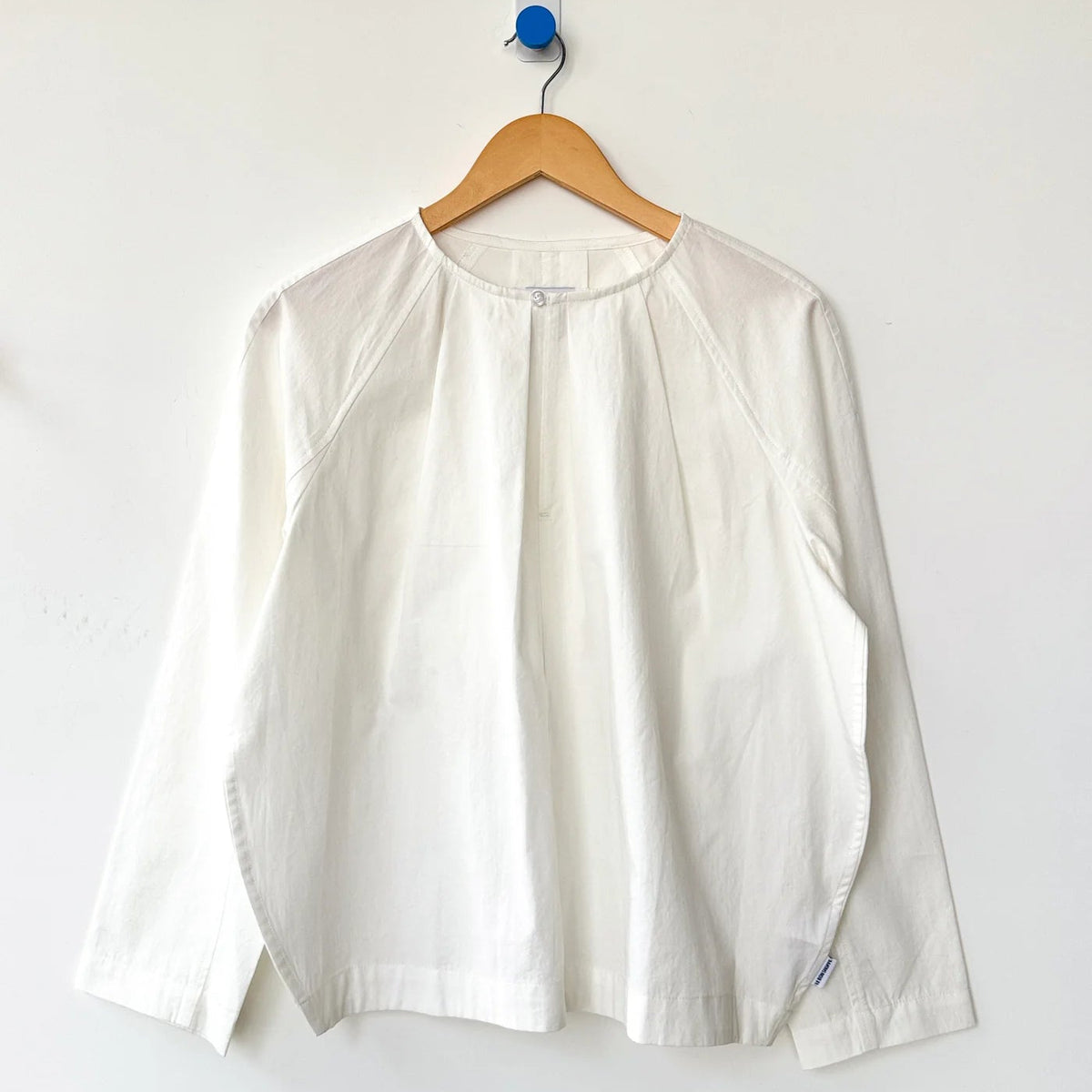 Julienne Long Sleeve Top in White