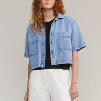 Phinney Denim Shirt in Light Wash