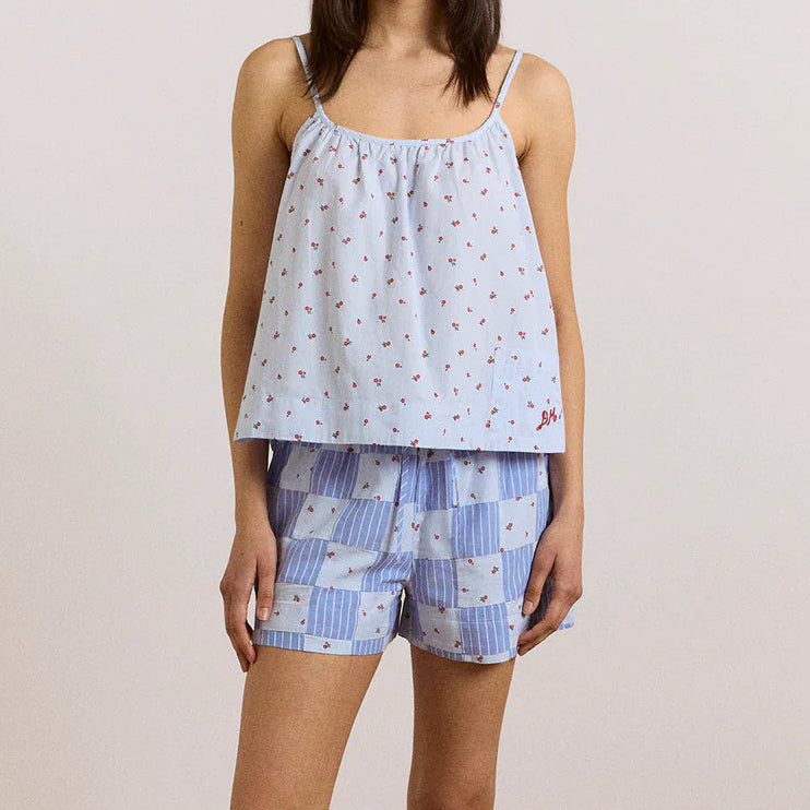 Eluna Boxer Short in Blue Stripe