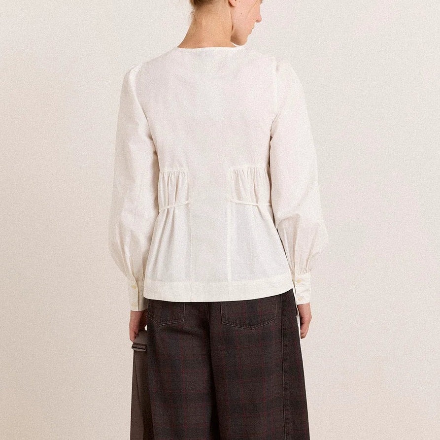 Lettie Blouse in White