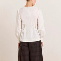 Lettie Blouse in White