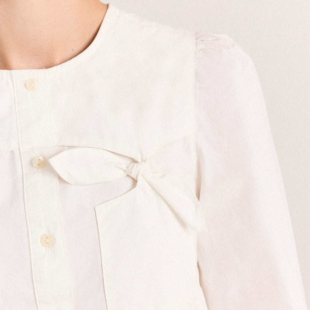 Lettie Blouse in White