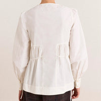Lettie Blouse in White