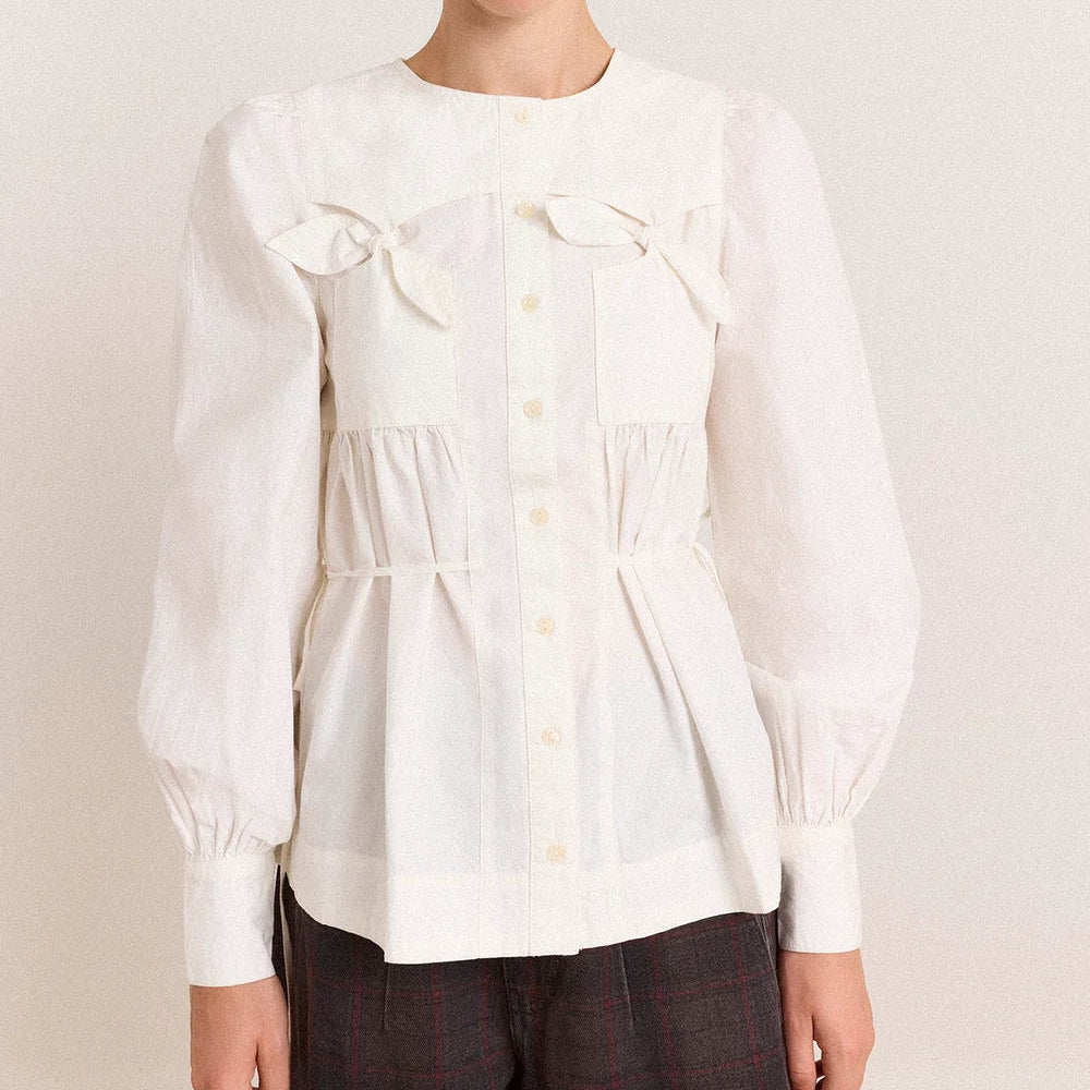 Lettie Blouse in White