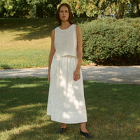 Sadie Top in Milky White