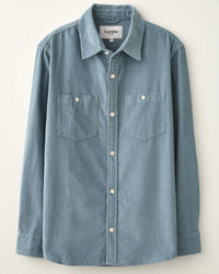 Corduroy LS Shirt in Blue