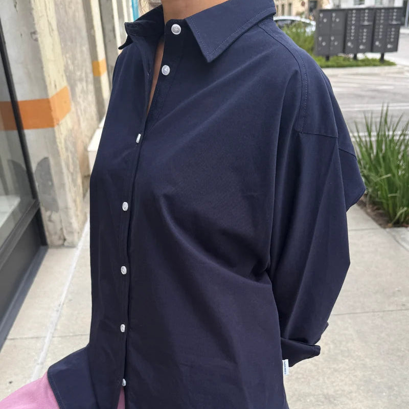Light Weight Owen Shirt in Navy