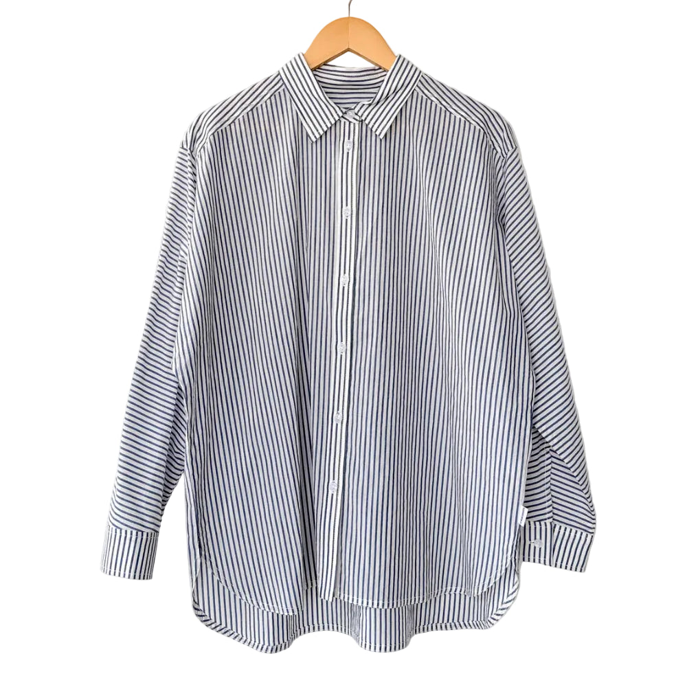 Light Weight Owen Shirt in Denim Stripe