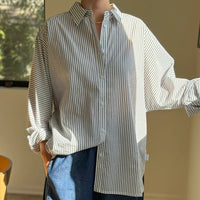 Light Weight Owen Shirt in Denim Stripe