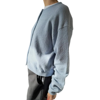 Cotton Leila Cardigan in Cornflower